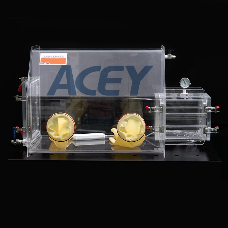 Transparent Acrylic Glove Box #