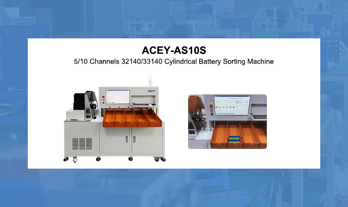 5/10 Channels 32140/33140 Cylindrical Battery Sorting Machine